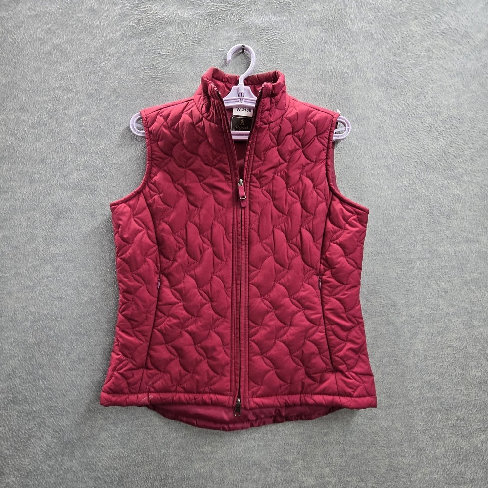 Royal Robbins Women‎ Jacket S Red Vest Quilted Zipper Sleeveless
